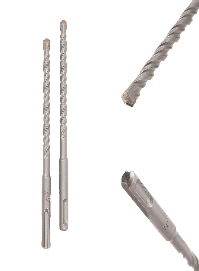 TAPARIA 8 mm Flat Tip SDS Plus Hammer Drill Bit for Concrete Drilling (HDF 8160, 8x100x160 mm, Pack of 2)-Spiral Flute Type-Home, DIY, Professional Brick, Wall, Masonary-Drilling - Image 1